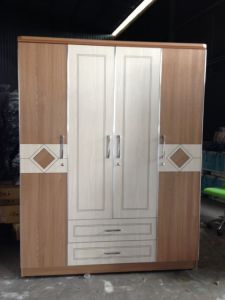 Tủ áo melamine hình thoi