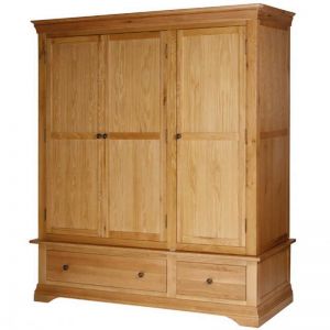 Tủ áo gỗ sồi Mỹ 1,8m