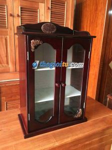 Tủ thuốc nóc bằng màu nâu