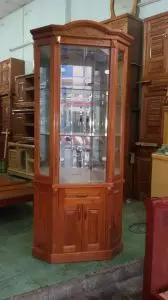 Tủ rượu góc gỗ xoan đào