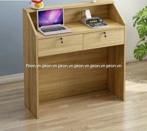 Quầy giao dịch màu vàng đơn giản