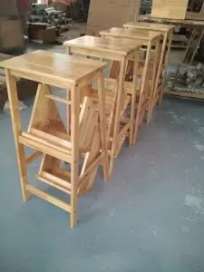 Ghế đốt nhang gỗ